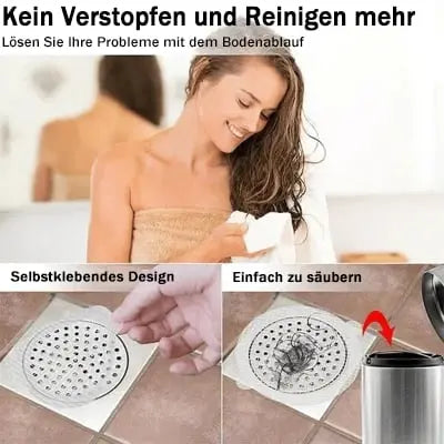 Einweg-Abflusssiebe mit Klebefläche – Gegen Verstopfung & Schimmel im Badezimmer