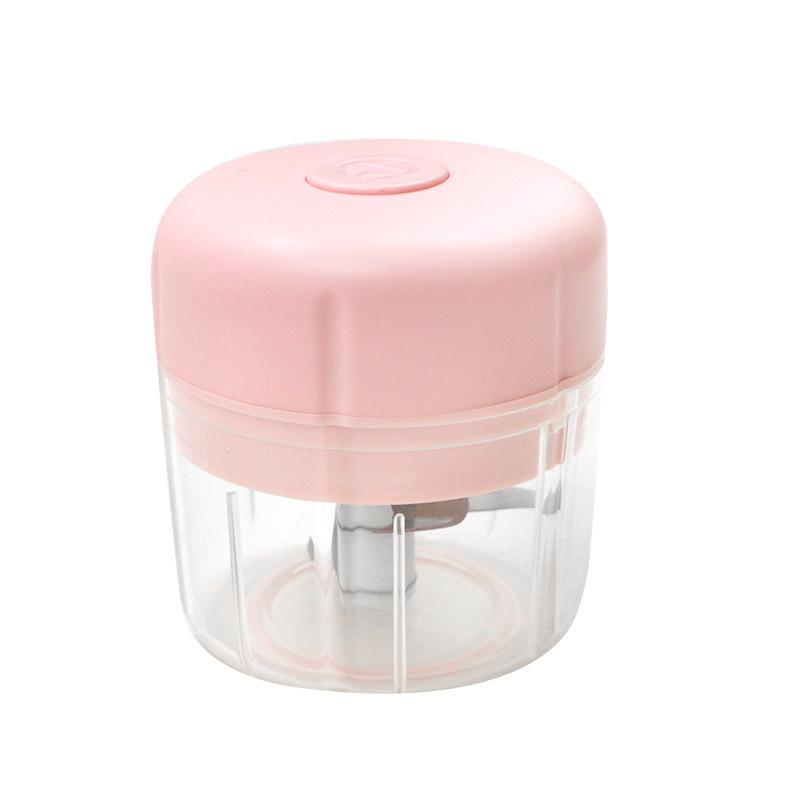 Wiederaufladbarer Minizerkleinerer (USB) 100 oder 250 ml. - 250 ml. pink | Brehn