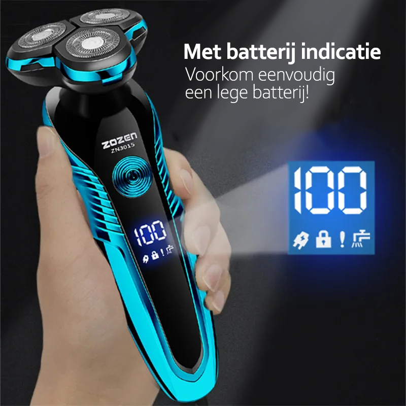 Elektrischer Rasierer für Männer | Nass/Trocken Rasur | USB Wiederaufladbar | Schnellladefunktion
