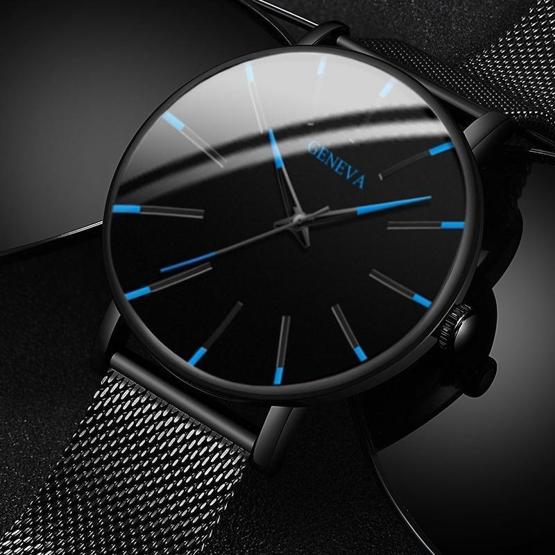Brehn | Elegante Herren-Quartz-Uhr mit minimalistischem Design – Rostfreier Stahl