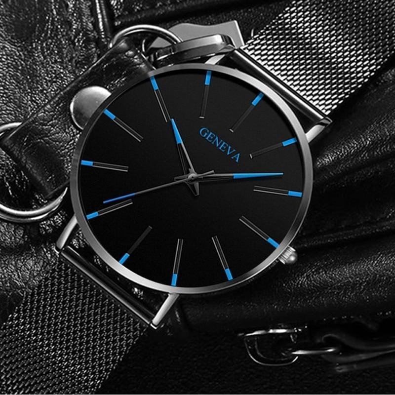 Brehn | Elegante Herren-Quartz-Uhr mit minimalistischem Design – Rostfreier Stahl