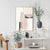 Elegante Minimalistische Abstrakte Wandkunst Fine Art Leinwanddrucke - Organische Formen und Linien in Beige, Blush und Schwarz - Perfekt für moderne Innenräume und Wohnkultur