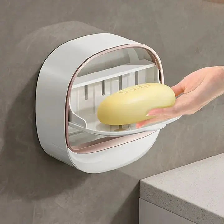Elegante wasserdichte Seifenschale mit Abflussfläche