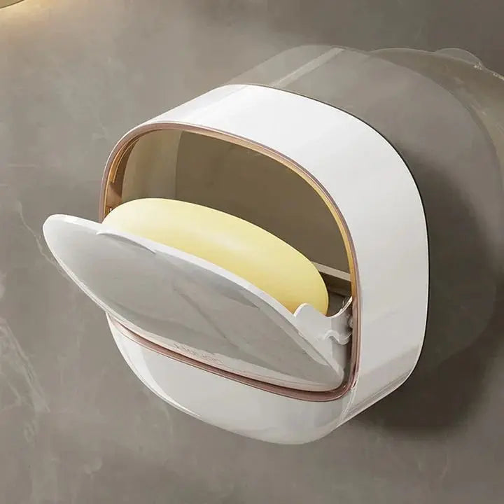 Elegante wasserdichte Seifenschale mit Abflussfläche