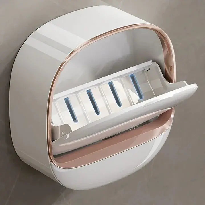 Elegante wasserdichte Seifenschale mit Abflussfläche
