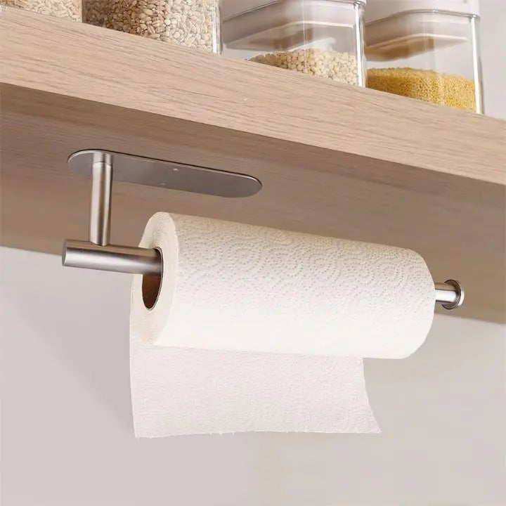 Eleganter Wand Küchenpapierhalter – bohrfrei & platzsparend
