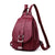 Damen Leder Rucksack mit Diebstahlschutzfach und kompakt Design | Brehn