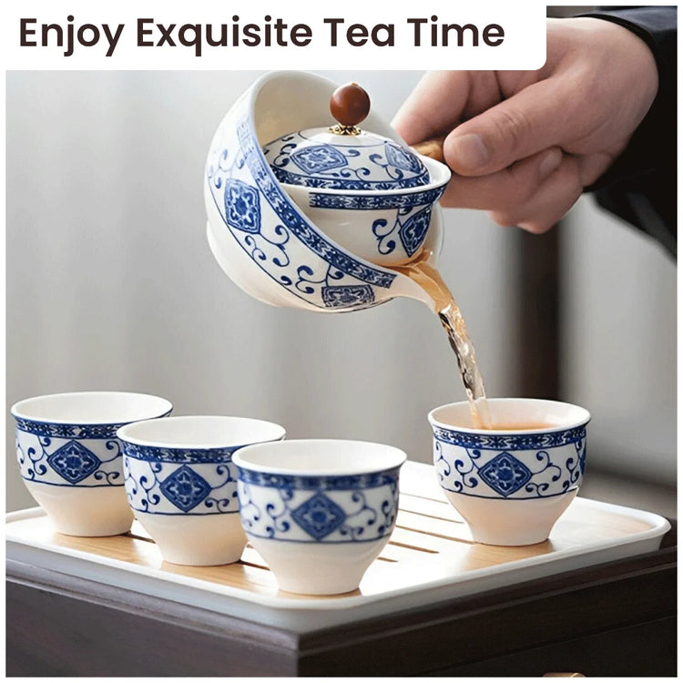 Brehn | Gongfu-Teeset aus Porzellan - Zeitlose Eleganz, perfekter Tee
