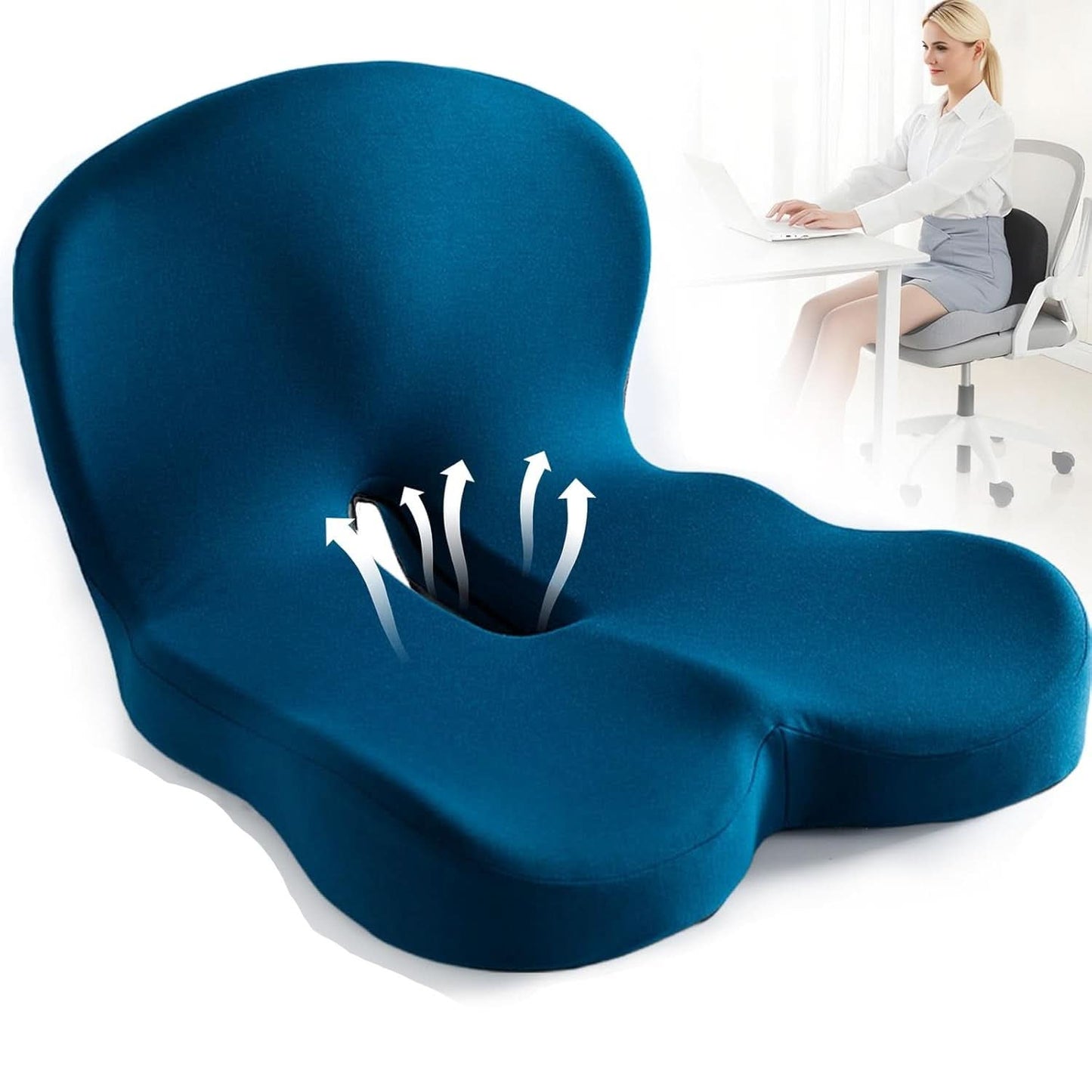 ErgoComfort Pad Memory Foam Sitzkissen | Brehn