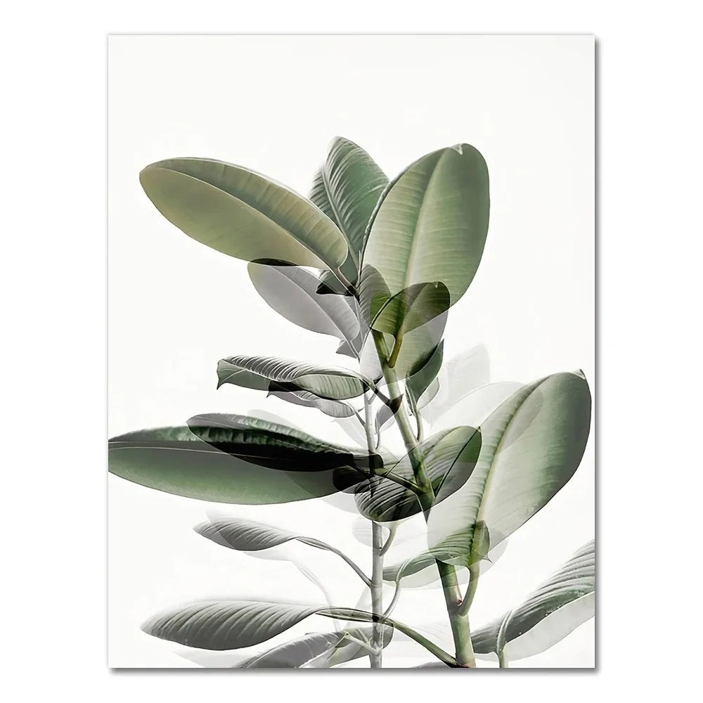 Jeder Neue Tag Eukalyptusgrüne Blätter Wandkunst Feine Kunstleinwanddrucke Inspirierende Zitate Poster Bilder Für Wohnzimmer Zuhause Büro Kunstdeko