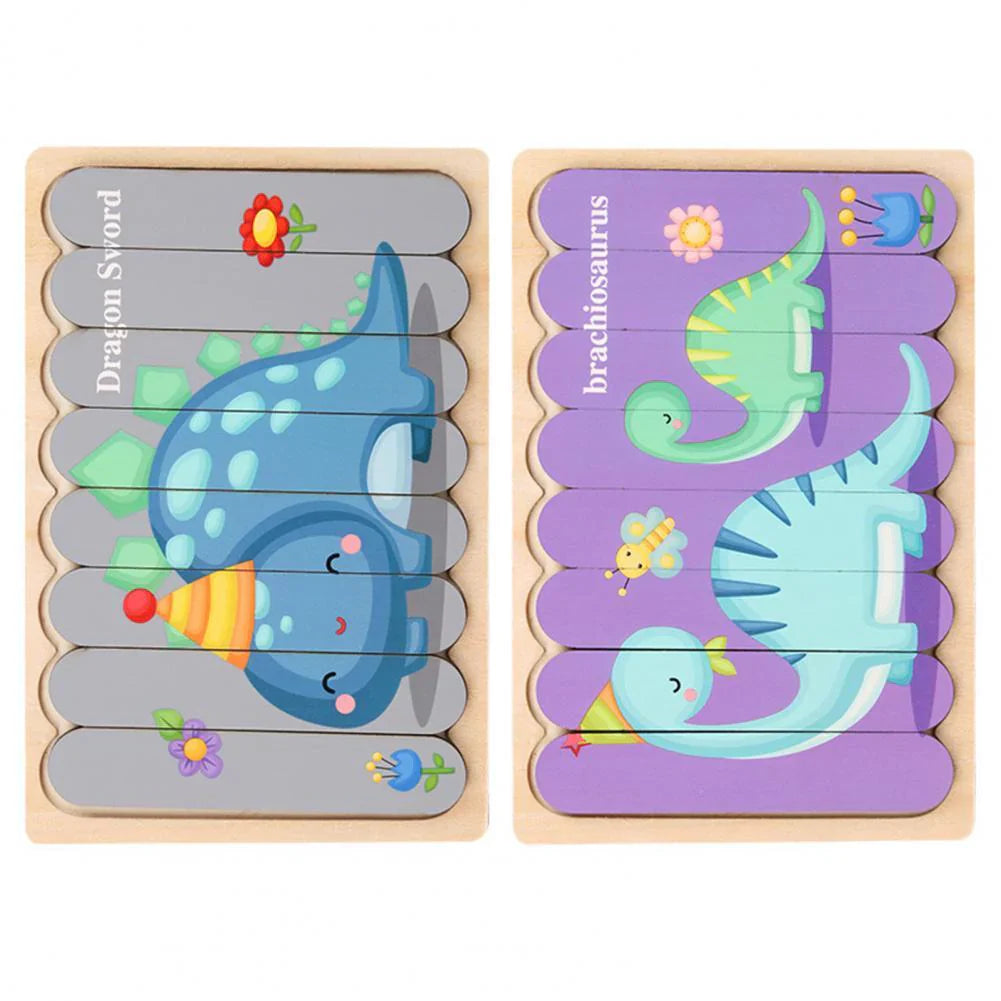 Brehn | Holzpuzzle Herausforderung - Spaß Puzzle Spiel für Kinder