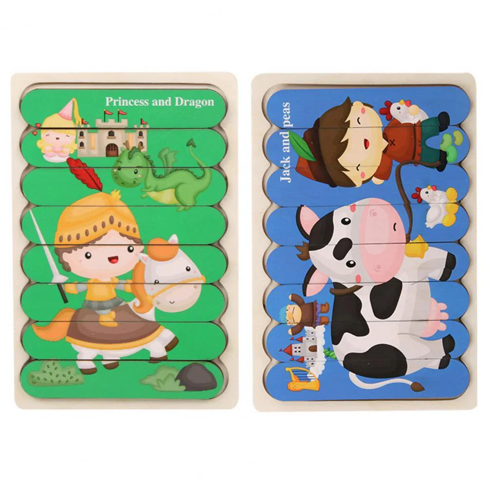 Brehn | Holzpuzzle Herausforderung - Spaß Puzzle Spiel für Kinder