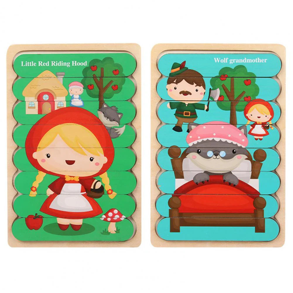 Brehn | Holzpuzzle Herausforderung - Spaß Puzzle Spiel für Kinder