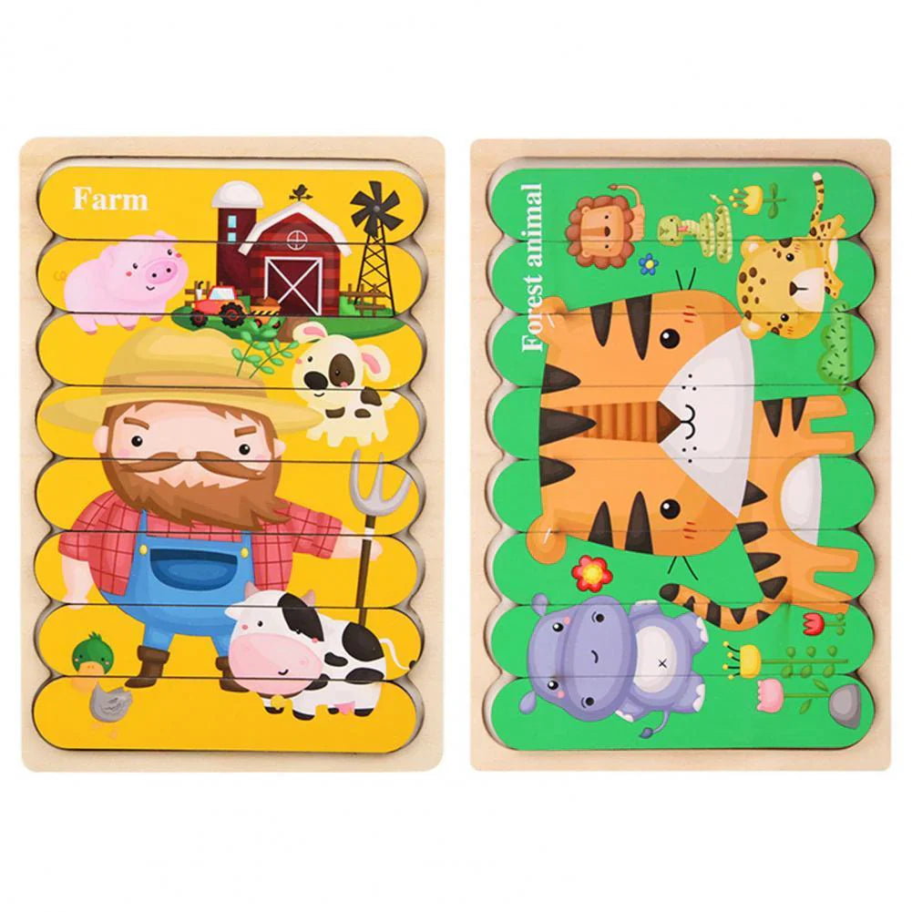 Brehn | Holzpuzzle Herausforderung - Spaß Puzzle Spiel für Kinder