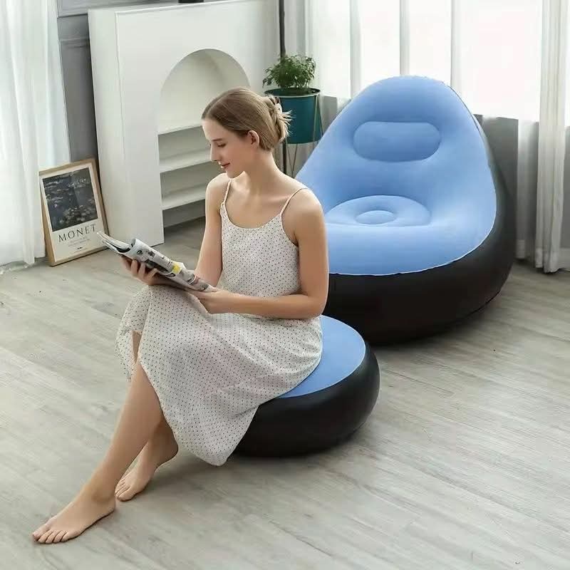 Brehn | Fauler Sofa mit Fußstütze