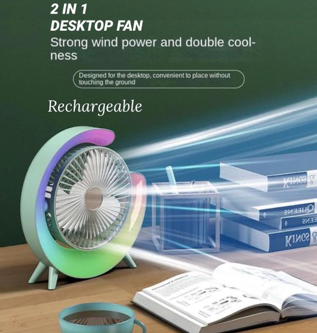 Fan Desktop Rechargeable 2:1 | Brehn
