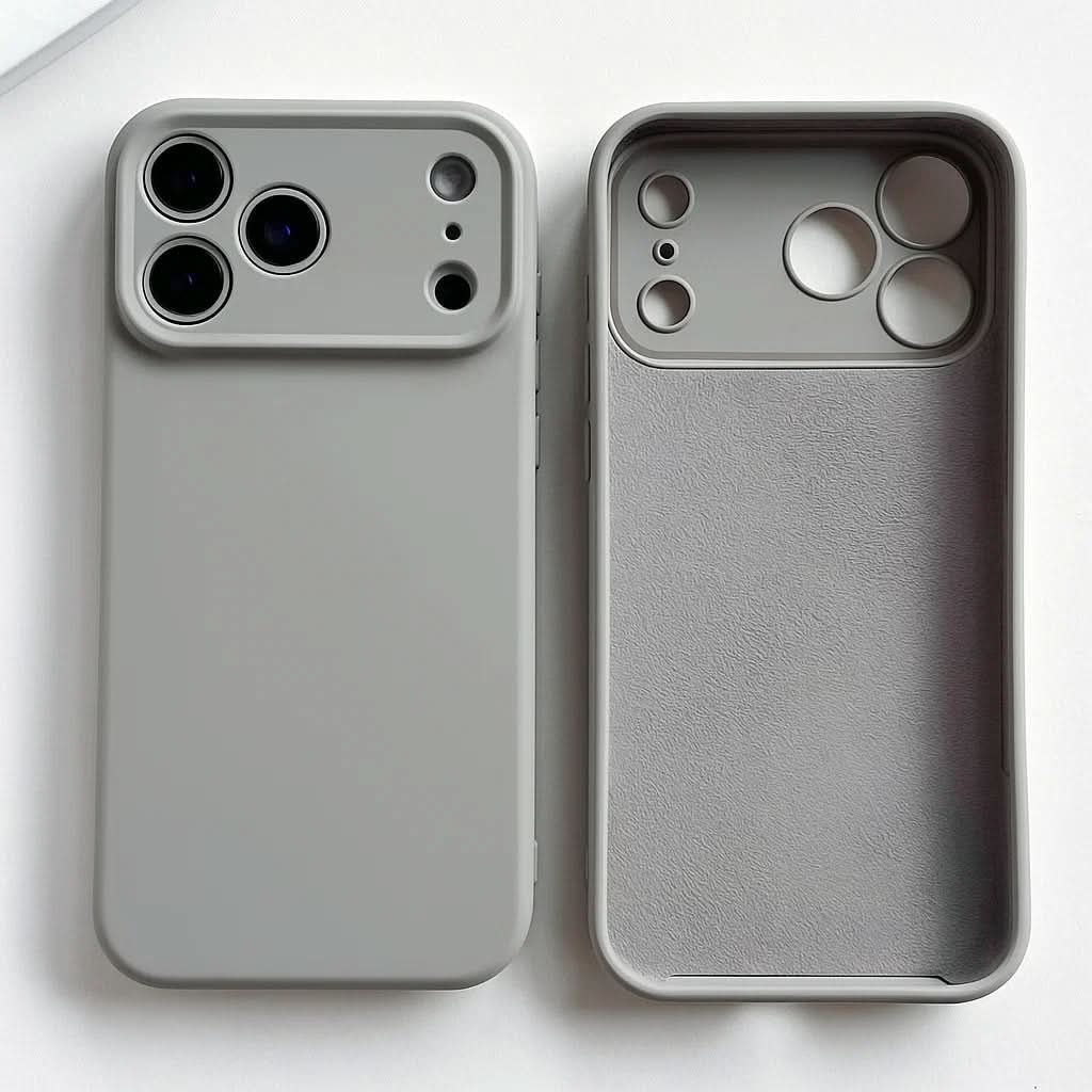 Farbenfrohe, stoßfeste Silikonhülle für die iPhone 16 & 17 Serie