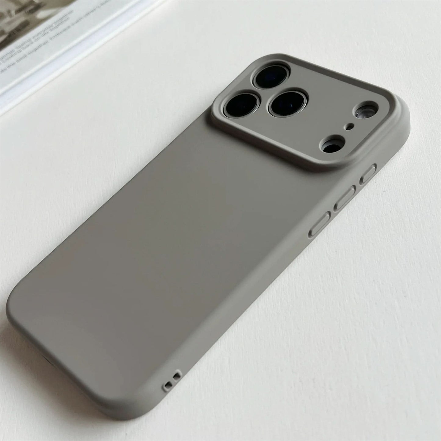 Farbenfrohe, stoßfeste Silikonhülle für die iPhone 16 & 17 Serie