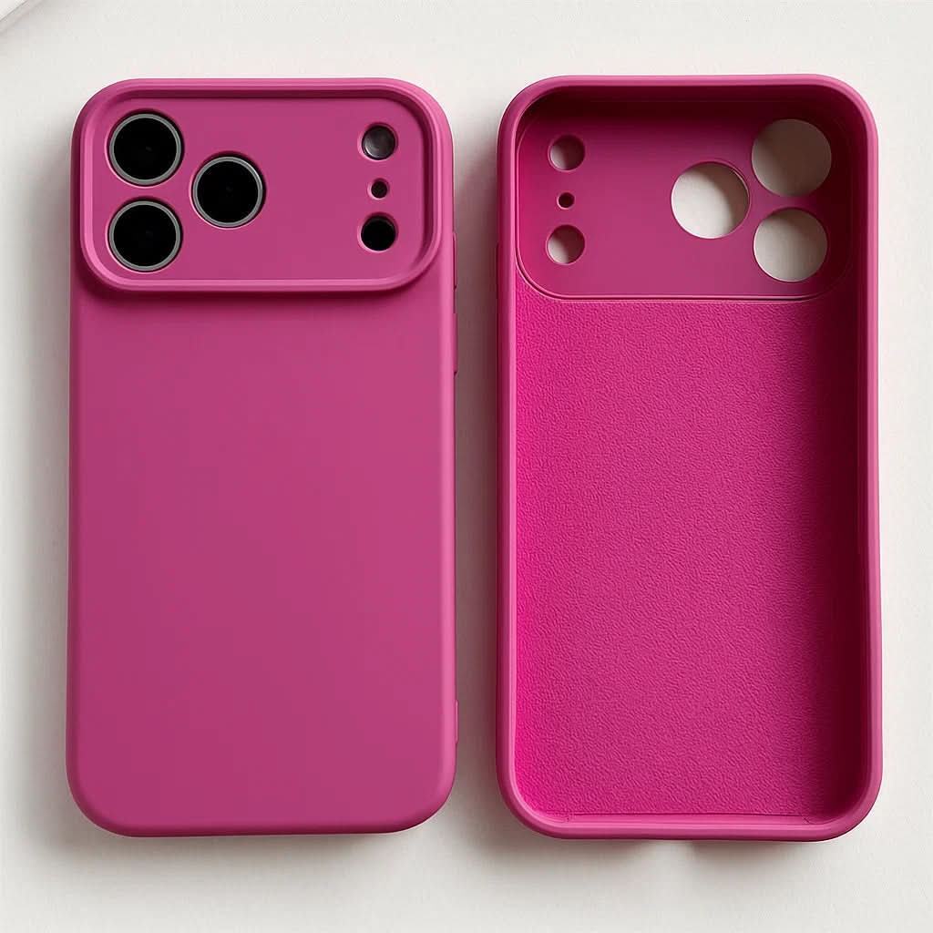 Farbenfrohe, stoßfeste Silikonhülle für die iPhone 16 & 17 Serie