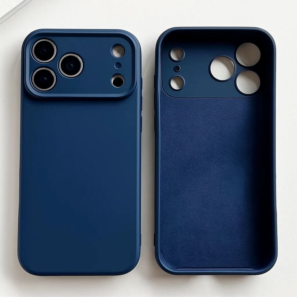 Farbenfrohe, stoßfeste Silikonhülle für die iPhone 16 & 17 Serie