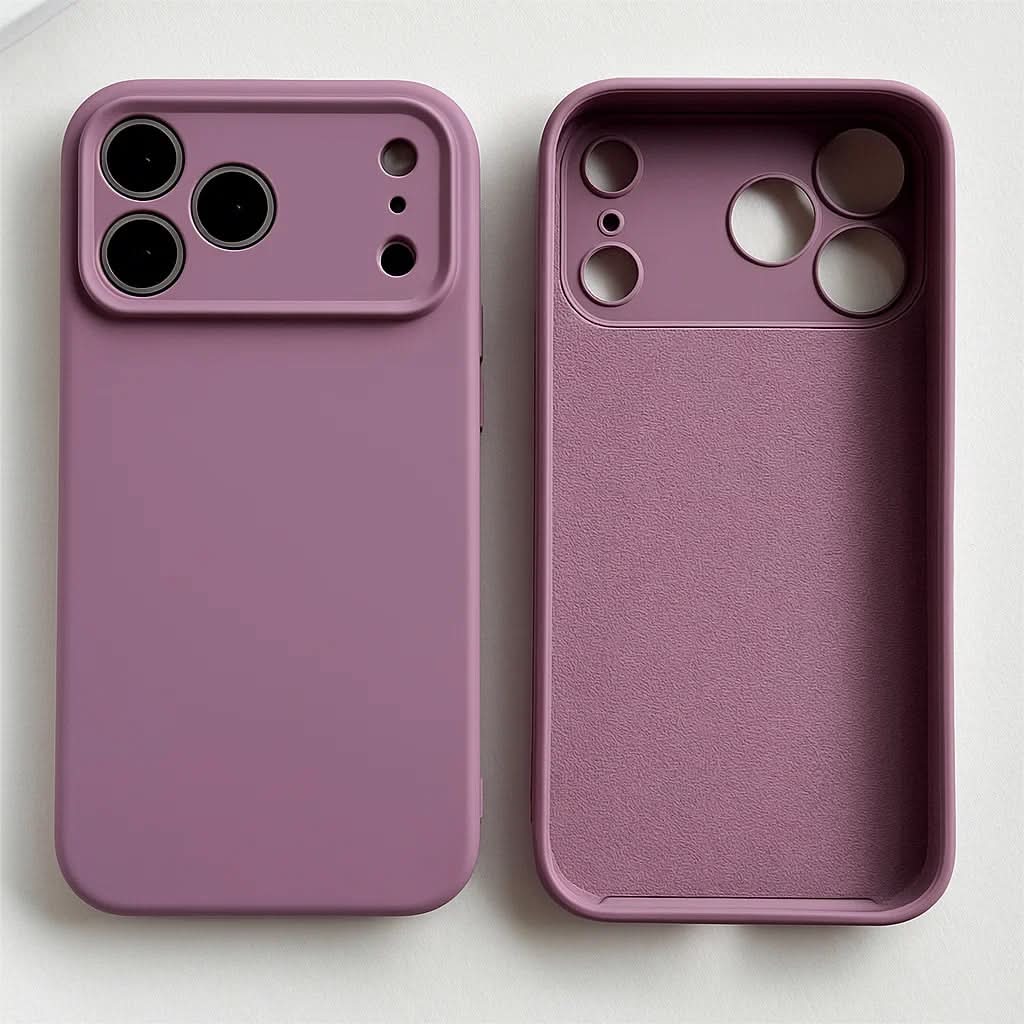 Farbenfrohe, stoßfeste Silikonhülle für die iPhone 16 & 17 Serie