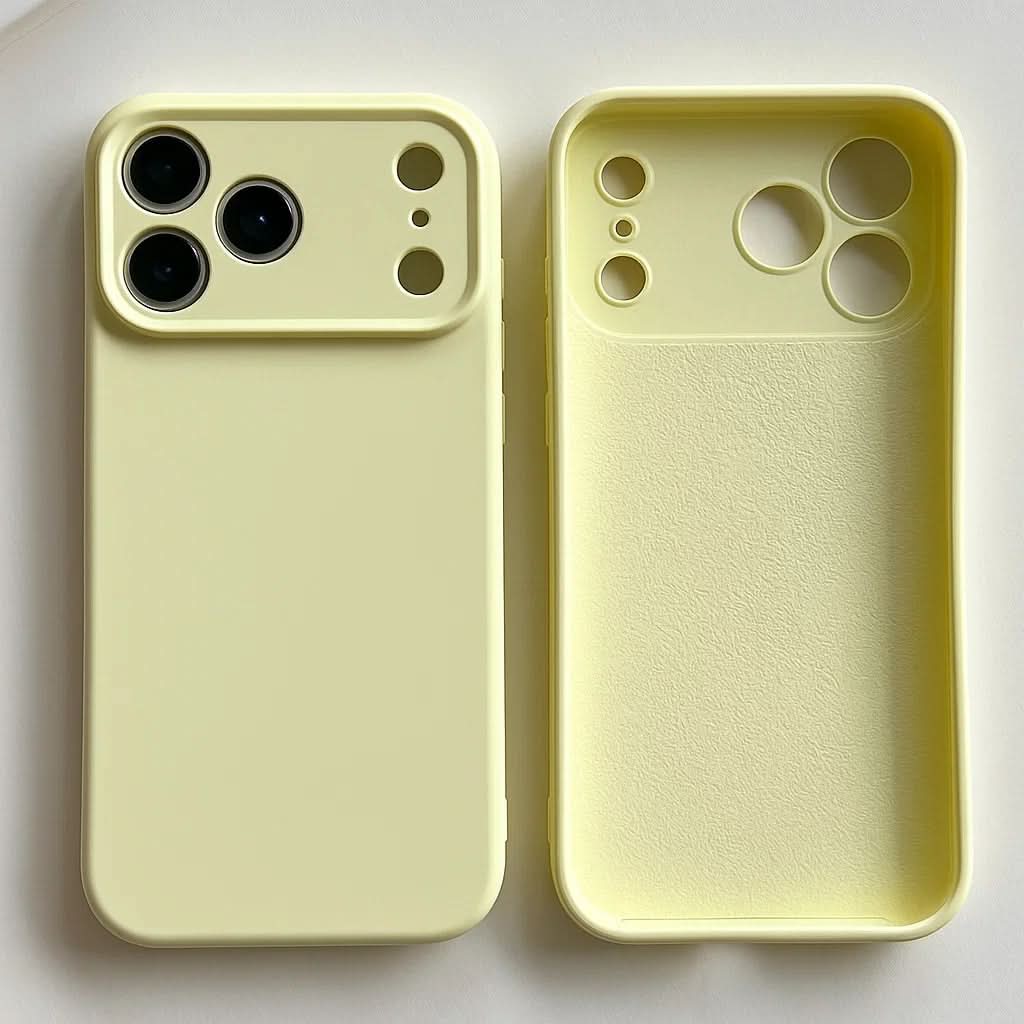 Farbenfrohe, stoßfeste Silikonhülle für die iPhone 16 & 17 Serie