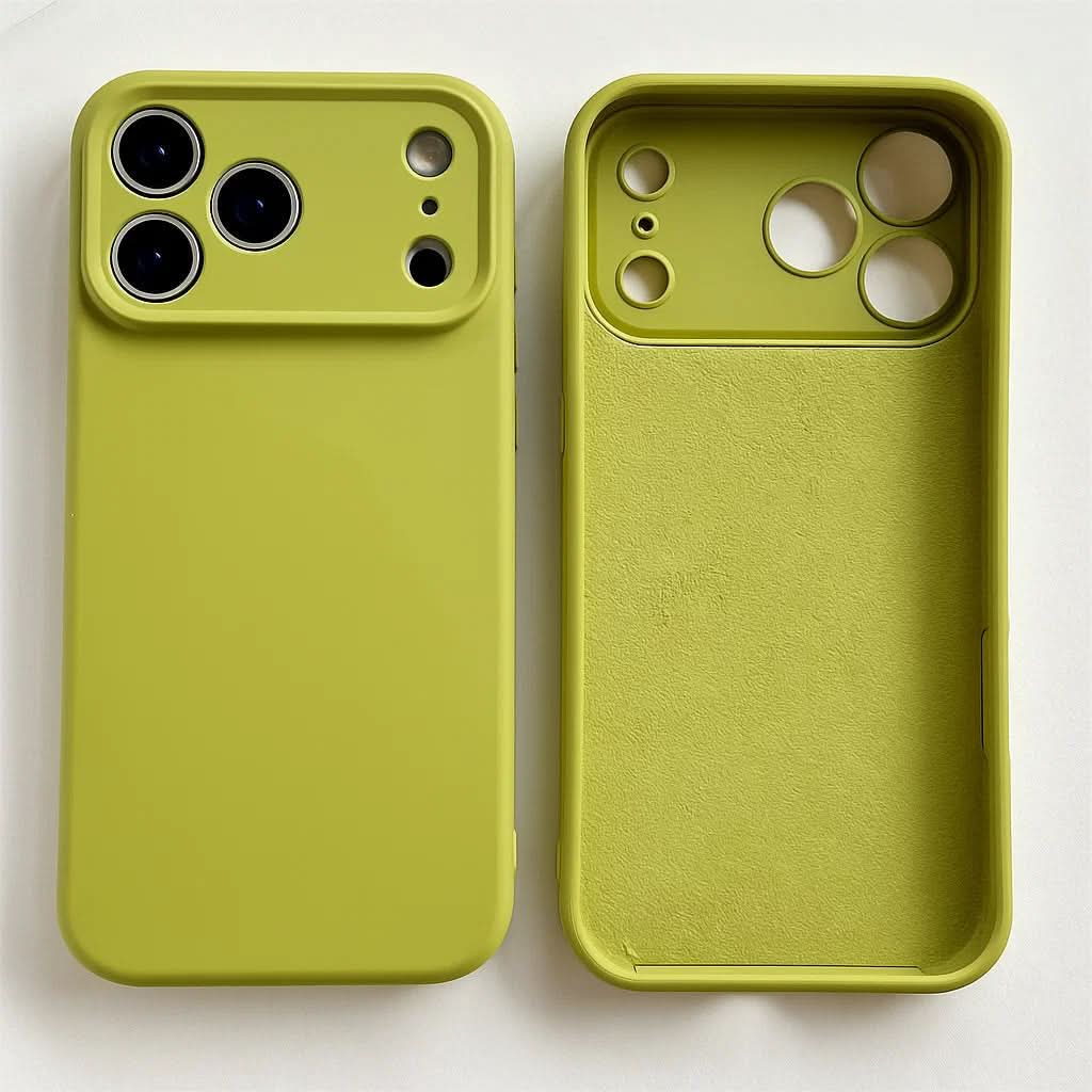 Farbenfrohe, stoßfeste Silikonhülle für die iPhone 16 & 17 Serie