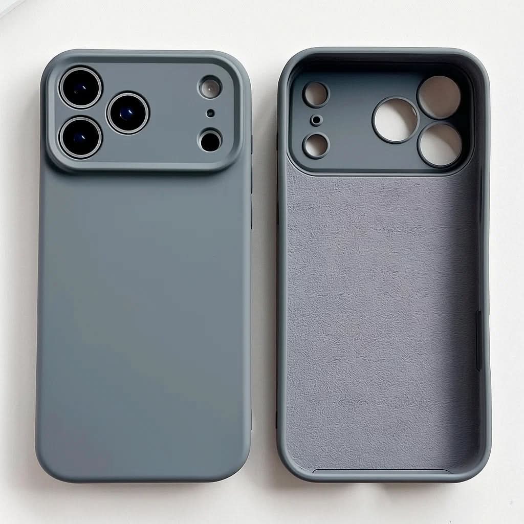 Farbenfrohe, stoßfeste Silikonhülle für die iPhone 16 & 17 Serie