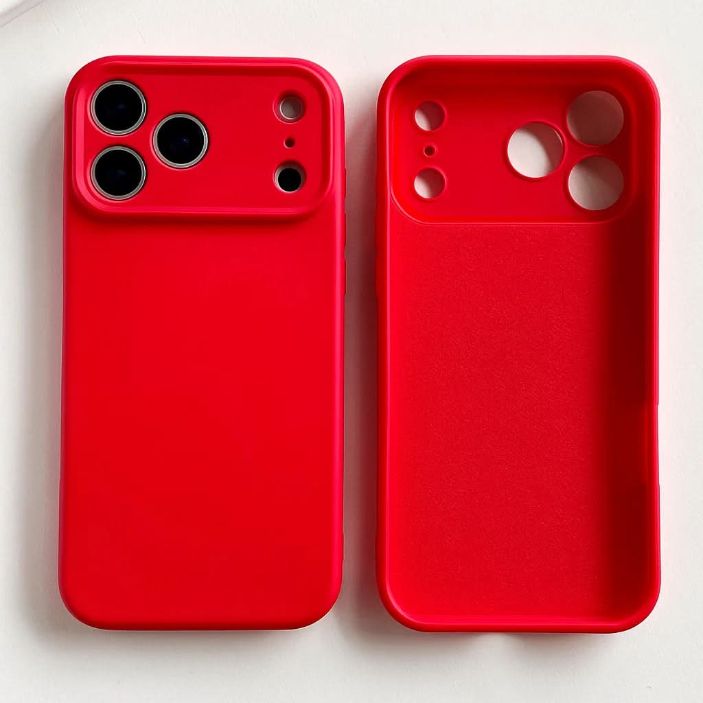 Farbenfrohe, stoßfeste Silikonhülle für die iPhone 16 & 17 Serie