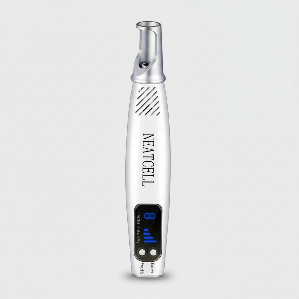 Brehn | Professioneller Picosekunden-Laserstift | Tattoo- & Pigmententfernung | Dual-Mode Rot & Blau | Effektive Melanin-Fragmentierung für Home-Anwendung