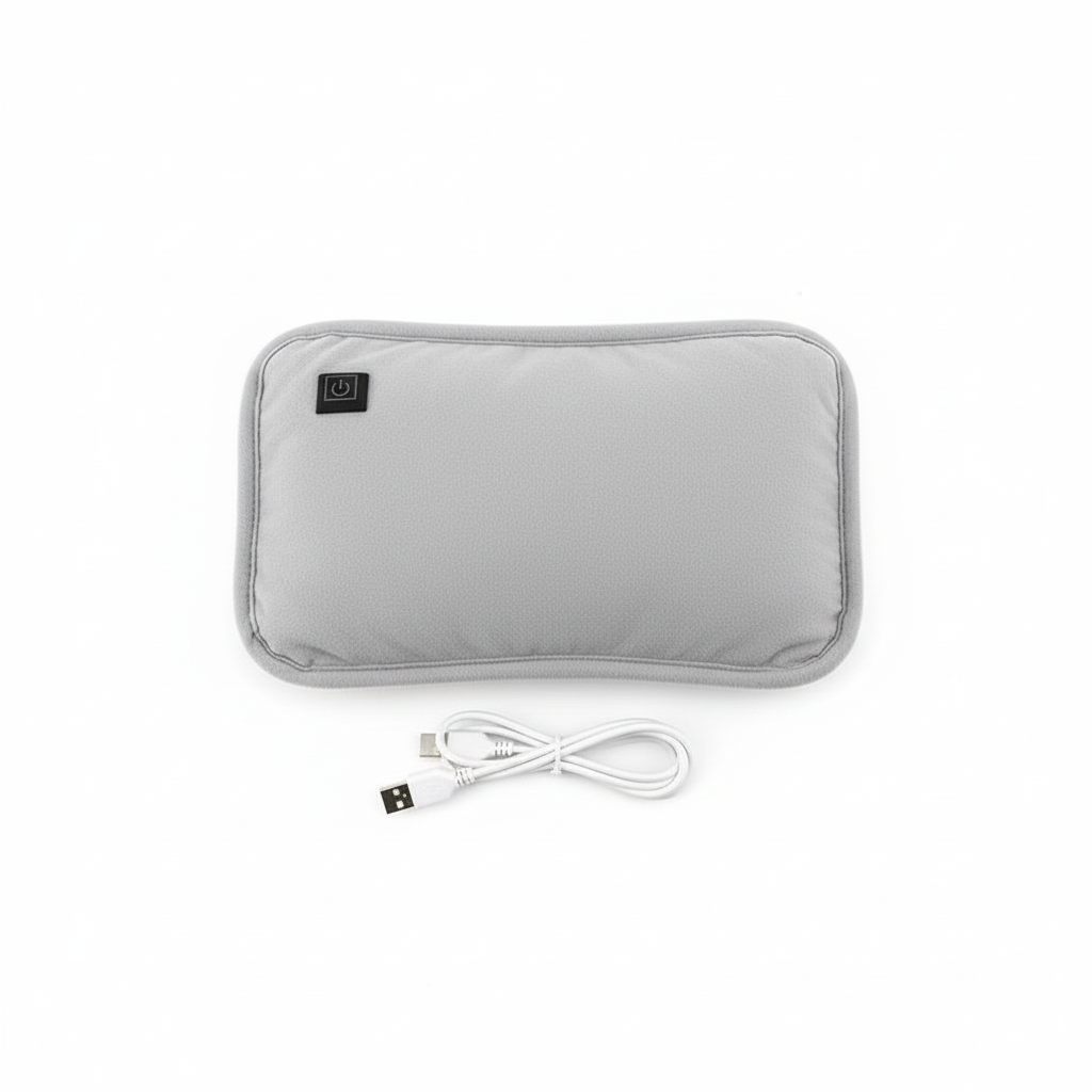 Brehn | Tragbares Graphen-Heizkissen | USB-Wiederaufladbar | 3 Temperaturstufen | Ergonomischer Hand- & Bauchwärmer | Inkl. intelligenter Abschaltautomatik