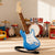4-saitige E-Gitarre für Kinder | Tragbares Musikinstrument aus ABS-Kunststoff mit pädagogischem Wert
