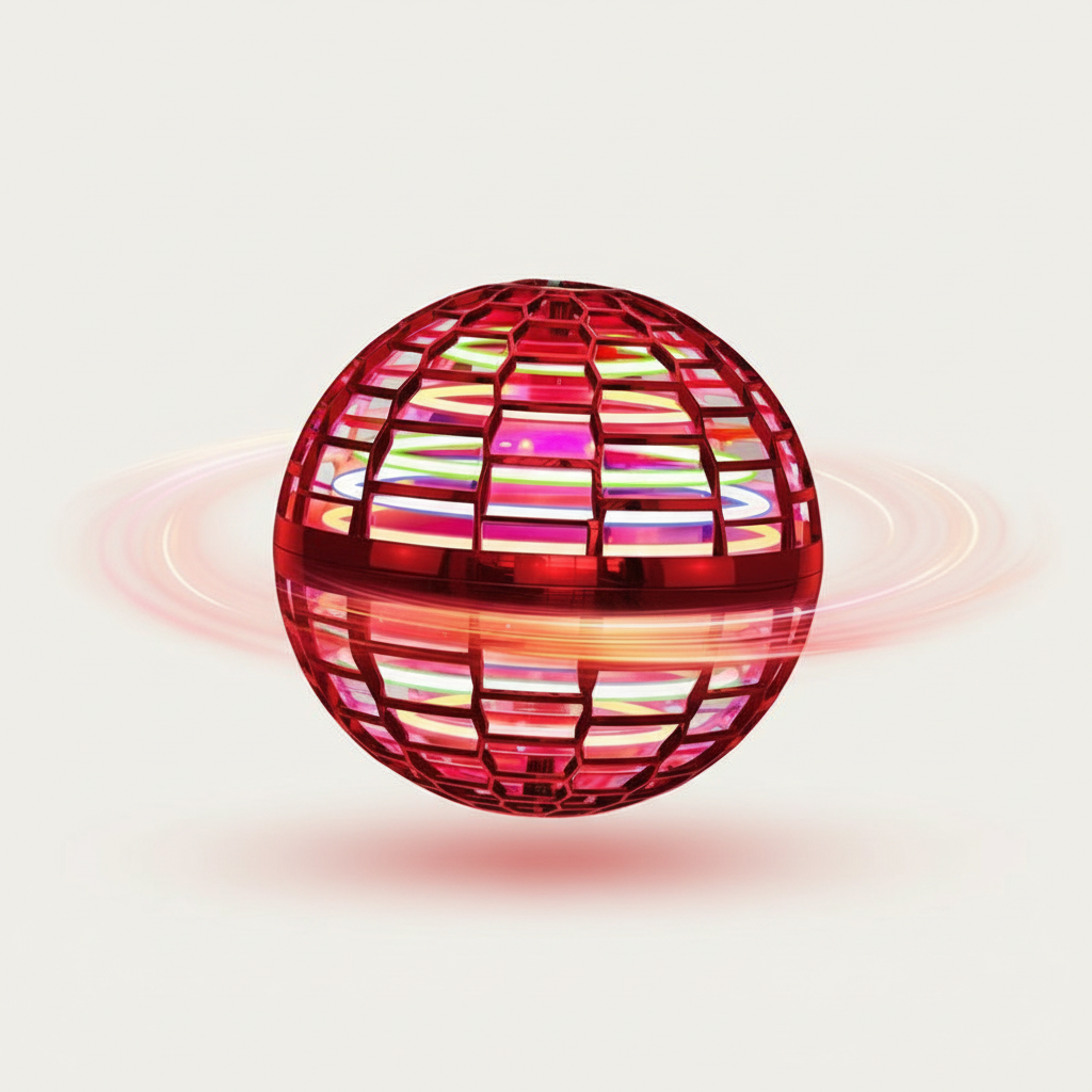 Brehn | Professional Hoverball | Fliegender Orb mit LED-Effekten | Aerodynamisches Bumerang-Design | Bruchfestes Gehäuse | USB-Wiederaufladbar | Interaktives High-Tech Spielzeug
