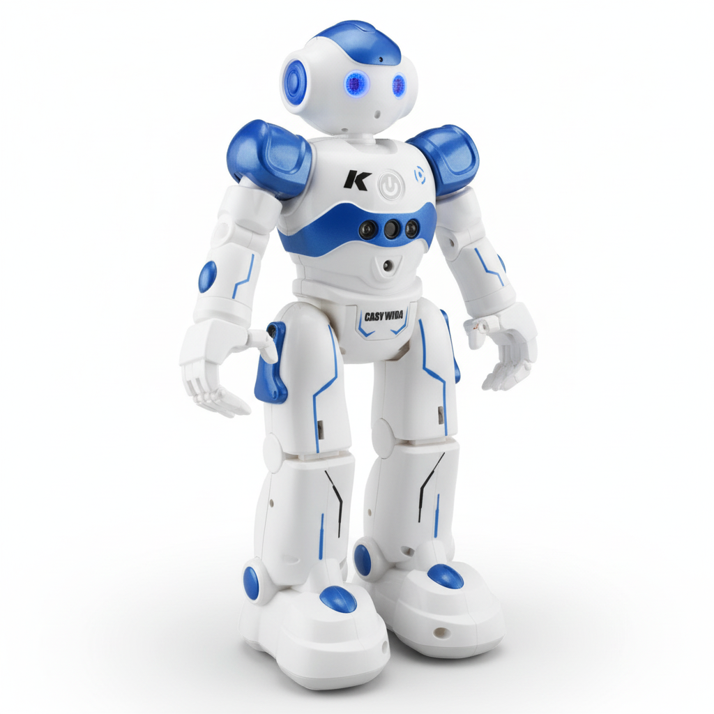 Brehn | Lawrence Smart Robot | Programmierbarer interaktiver Roboter | Gestensteuerung & Hinderniserkennung | LED-Matrix-Augen | STEM-Lernfunktionen