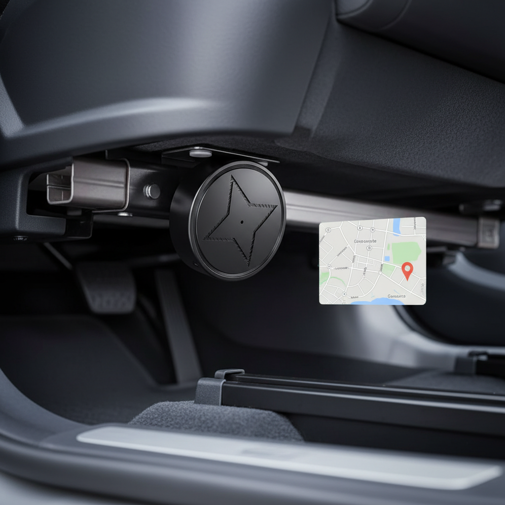 Brehn | MiniTrack Magnetischer GPS-Tracker | Echtzeit-Ortung via App | Starker Neodym-Magnet | Wasserdicht & Diskret | Lange Standby-Zeit | Diebstahlschutz für Fahrzeuge & Wertsachen