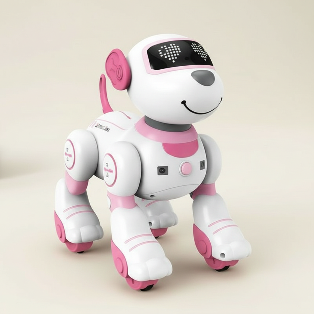 Brehn | Intelligenter Roboterhund | Sprachsteuerung & Berührungssensor | Programmierbarer Stunt-Hund | Interaktives MINT-Spielzeug mit Musik & Tanz | Ab 3 Jahren