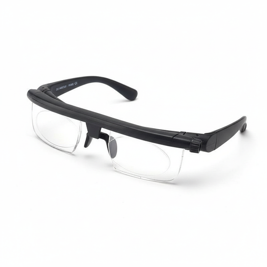 Brehn | Einstellbare Fokus-Brille | Variabler Dioptrien-Bereich (-6,0 bis +3,0) | Unisex | Dual-Lens-Technologie für Nah- & Fernsicht | Robuster Flex-Rahmen
