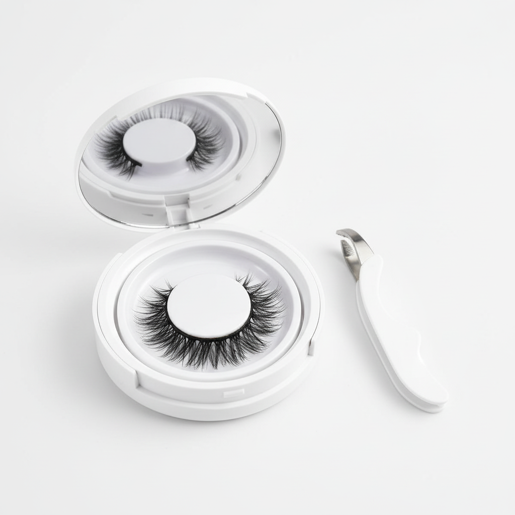 Brehn | Professional Magnet-Wimpern-Set | Kleberfrei & Wiederverwendbar | 3D-Volumen-Effekt | Inkl. Präzisions-Applikator | Wind- & Wasserfest | Hypoallergen
