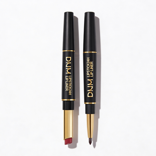 Brehn | 2-in-1 Dual-Lippenstift & Konturenstift | Matte Textur & Long-Lasting Finish | Hochpigmentiert & Wasserfest | 12 Farbvarianten für Präzisions-Makeup
