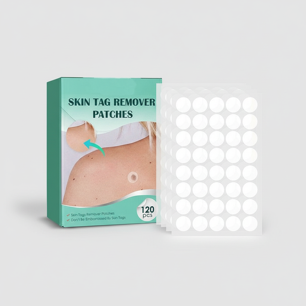 Brehn | SkinClear Skin Tag Remover | Pflaster zur Entfernung von Hautanhängseln & Warzen | Hydrokolloid-Technologie | Schmerzfrei & Diskret | Für alle Hauttypen | 120 Stück