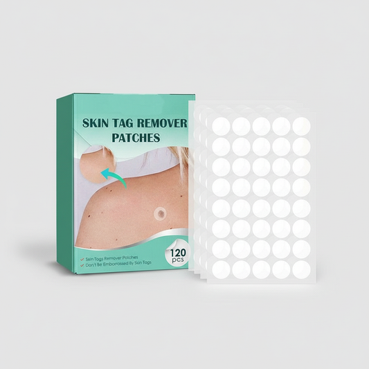 Brehn | SkinClear Skin Tag Remover | Pflaster zur Entfernung von Hautanhängseln & Warzen | Hydrokolloid-Technologie | Schmerzfrei & Diskret | Für alle Hauttypen | 120 Stück