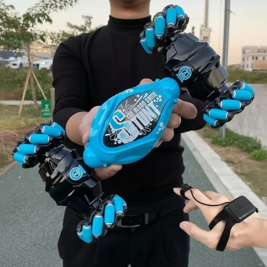 Brehn | Gestengesteuertes RC-Stunt-Auto | 4WD Allradantrieb | 2.4GHz Dual-Modus-Steuerung | 360° Rotations-Kinematik | All-Terrain-Fähigkeit | Maßstab 1:16