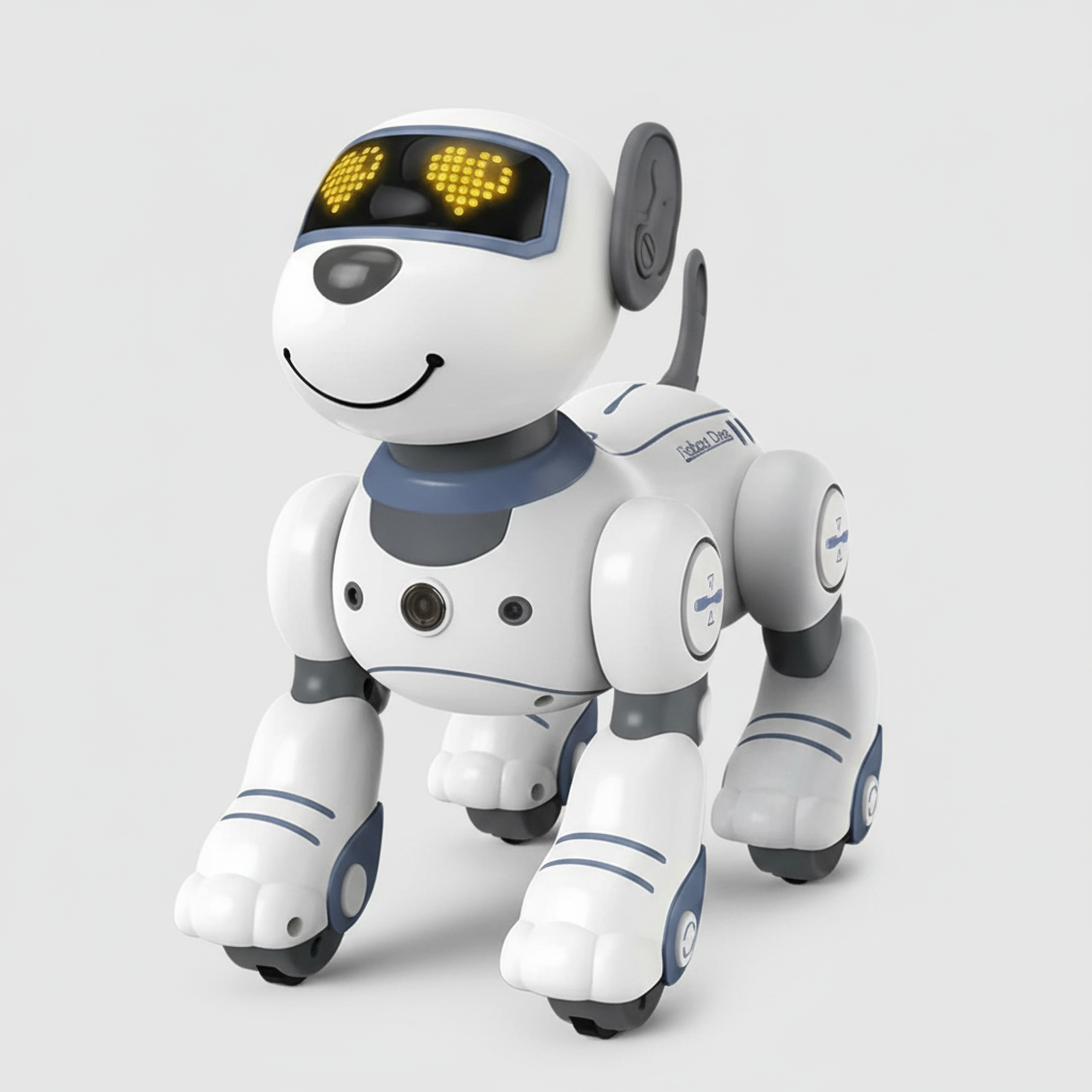 Brehn | Intelligenter Roboterhund | Sprachsteuerung & Berührungssensor | Programmierbarer Stunt-Hund | Interaktives MINT-Spielzeug mit Musik & Tanz | Ab 3 Jahren