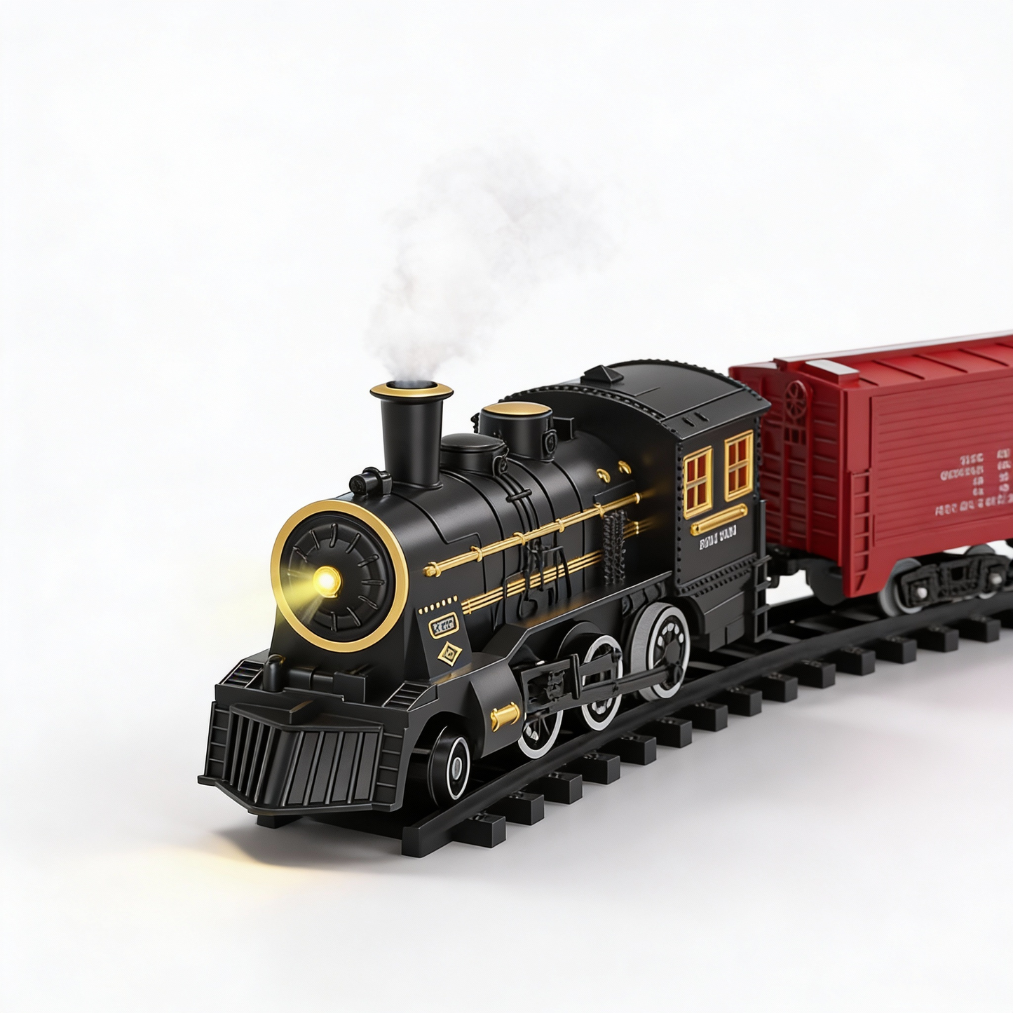Brehn | TrackMaster Pro | Batteriebetriebenes Eisenbahn-Set | Realistische Sound-Effekte | Modulares Schienensystem | Robuste ABS-Konstruktion