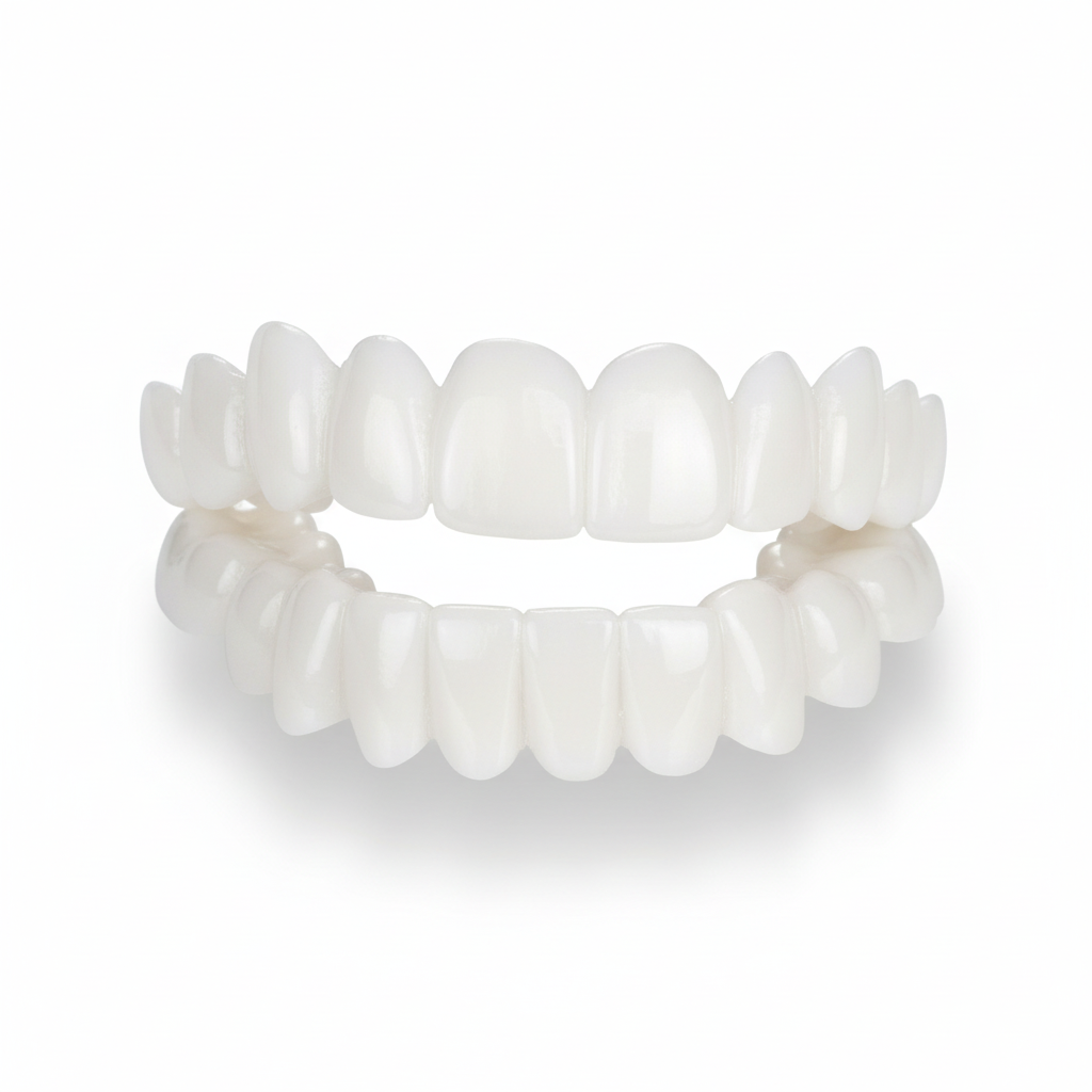 Brehn | Smile Veneers | Anpassbare kosmetische Zahnblenden | Medizinisches Spezialharz | Instant-Lächeln Korrektur | Ober- & Unterkiefer