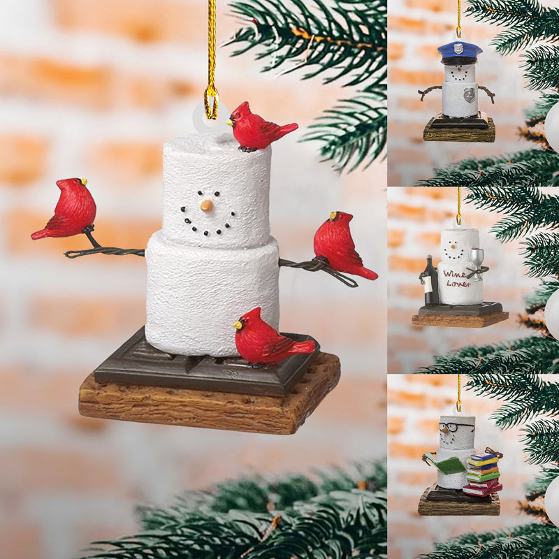 Brehn | Lustige Schneemann Weihnachtsbaum Anhänger