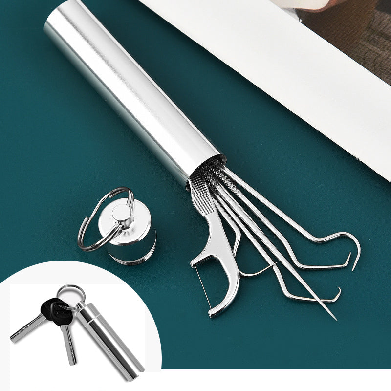 Edelstahl Zahnstocher Set (7 Teile) | Brehn
