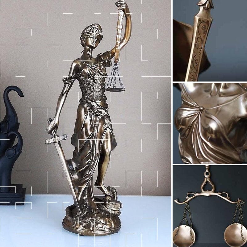 Brehn | Dekorationsstatue der Göttin der Gerechtigkeit