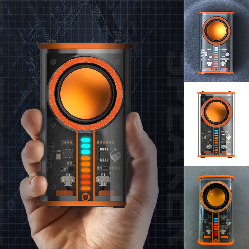 Transparenter kabelloser Mecha-Bluetooth-Lautsprecher | Brehn