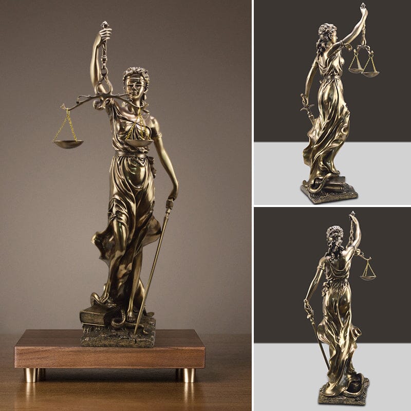 Brehn | Dekorationsstatue der Göttin der Gerechtigkeit